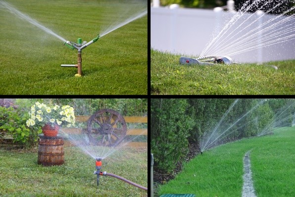 Four different sprinkler types to match the article